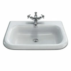 Medium Roll Top Basin & Stand | Steel | Old Fashioned Bathrooms 5 Medium Roll Top Basin & Stand | Steel | Old Fashioned Bathrooms -Old Fashioned Bathrooms Sales Basin 650 recessed
