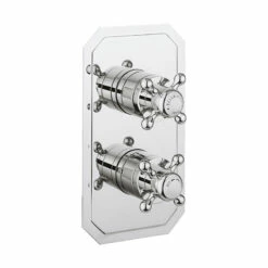Belgravia Crosshead Concealed Thermostatic Shower Valve - 2 Outlets | OFB