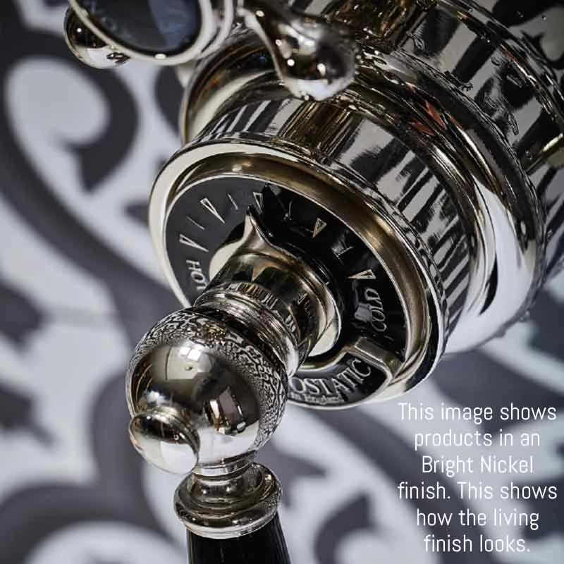 St James Nickel Shower Hose | Old Fashioned Bathrooms 3 St James Nickel Shower Hose | Old Fashioned Bathrooms - Image 3