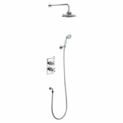 Burlington Trent Thermostatic Two Outlet Concealed Shower