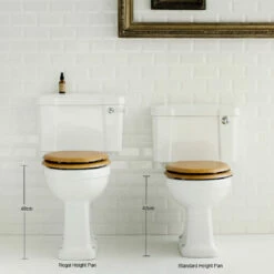 Old Fashioned Bathrooms Sales -Old Fashioned Bathrooms Sales Burlington Regal vs standard Pan Height 2