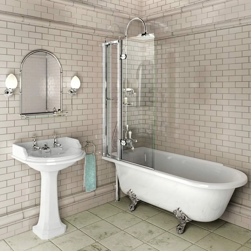 Hampton 170cm Left Handed Showering Bath With Standard Feet | Old Fashioned Bathrooms 1 Hampton 170cm Left Handed Showering Bath With Standard Feet | Old Fashioned Bathrooms