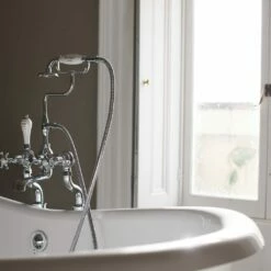 Burlington Admiral 165cm Double Ended Bath | Old Fashioned Bathrooms -Old Fashioned Bathrooms Sales Burlington Traditional Admiral Boat Bath Close Up