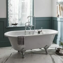 Burlington Windsor 170cm Double Ended Bath With Standard Feet | Old Fashioned Bathrooms