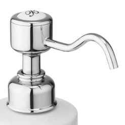 Burlington Surface Mounted Soap Dispenser From The Burlington Accessories Range. 5 Burlington Surface Mounted Soap Dispenser From The Burlington Accessories Range. -Old Fashioned Bathrooms Sales Burlington liquid soap dispenser close up 2