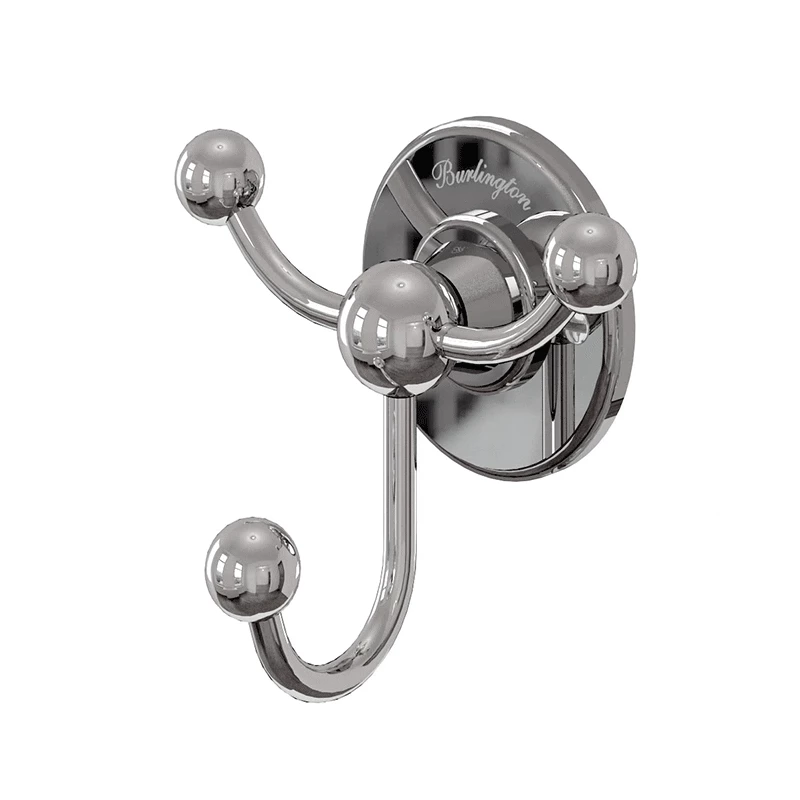 Burlington Triple Robe Hook From The Burlington Traditional Accessories Range. 1 Burlington Triple Robe Hook From The Burlington Traditional Accessories Range.