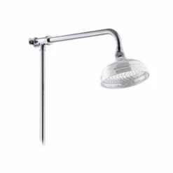 St James - 'Kit 1' Chrome Exposed Shower | Shop Here -Old Fashioned Bathrooms Sales Chrome St James Chrome Shower Rail 2