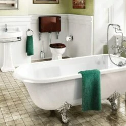 Burlington Blenheim Single Ended Bath With Standard Feet - 1690mm | Old Fashioned Bathrooms 8 Burlington Blenheim Single Ended Bath With Standard Feet - 1690mm | Old Fashioned Bathrooms -Old Fashioned Bathrooms Sales E2 E11 CHR RS