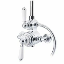 Edwards & Co Traditional Exposed Shower Valve – 2 Outlets - Old Fashioned Bathrooms