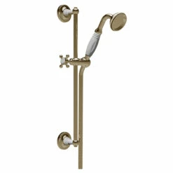 St James - 'Kit 6' Nickel Concealed Shower | Old Fashioned Bathrooms 12 St James - 'Kit 6' Nickel Concealed Shower | Old Fashioned Bathrooms -Old Fashioned Bathrooms Sales Handshower on slider rail nickel 1