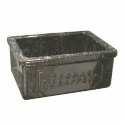 Thomas Crapper Harwood Cloakroom Basin - 4 Finishes Available | Old Fashioned Bathrooms -Old Fashioned Bathrooms Sales Harwood Cloakroom Basin Blue Anthricite