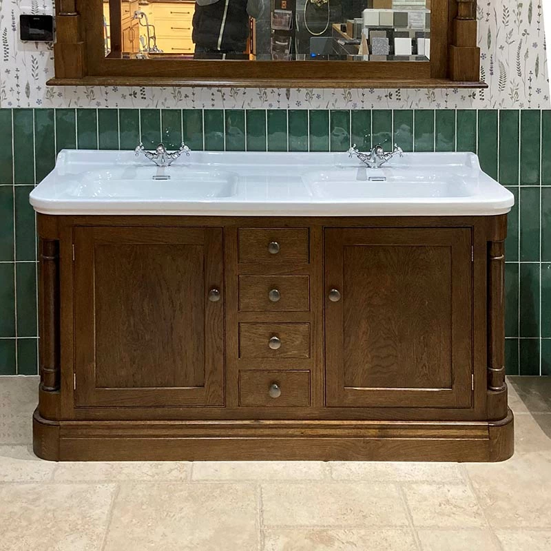Foresters His & Hers Double Basin Vanity Unit - Made In Suffolk 1 Foresters His & Hers Double Basin Vanity Unit - Made In Suffolk