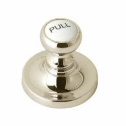 Independent Pop Up Basin Waste - Chrome, Gold, Nickel -Old Fashioned Bathrooms Sales Independant Pop up Waste Nickel close up