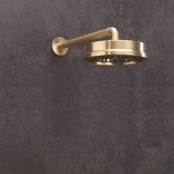 MPRO Industrial Easy Clean Shower Head 8" By Old Fashioned Bathrooms -Old Fashioned Bathrooms Sales MPRO Industrial Wall Arm Easy Clean Shower Rose