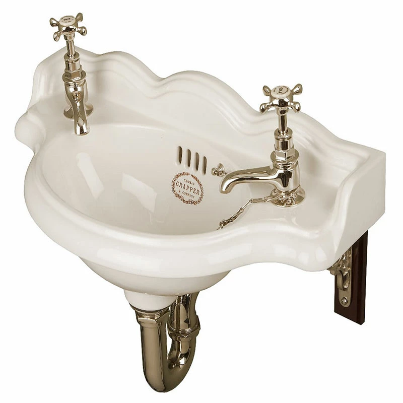 Thomas Crapper Marlborough Cloakroom Basin Set 2 Thomas Crapper Marlborough Cloakroom Basin Set - Image 2