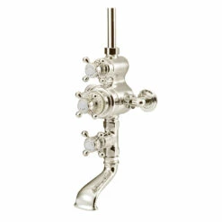 St James - 'Kit 3' Nickel Exposed Shower | Old Fashioned Bathrooms 11 St James - 'Kit 3' Nickel Exposed Shower | Old Fashioned Bathrooms -Old Fashioned Bathrooms Sales Nickel Traditional Exposed Valve and Bath Filler