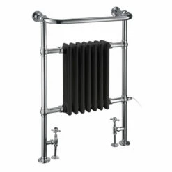 Burlington Trafalgar Radiator With Black Insert | Chrome | OFB