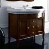 Retro 100cm Console Basin On Cabinet | Old Fashioned Bathrooms