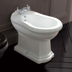 Continental Style Retro Bidet Finished In Brilliant White | OFB