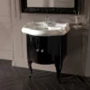 Retro 69cm Gloss 2 Door Cabinet And Basin | Old Fashioned Bathrooms