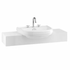 Riviera 580mm Semi Inset Basin | Old Fashioned Bathrooms