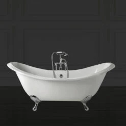 Imperial Sheraton Double Ended Slipper Bath With Ball G&H Feet