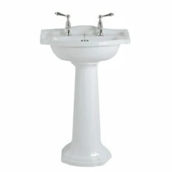 Drift Small Basin And Pedestal - 540mm | Old Fashioned Bathrooms