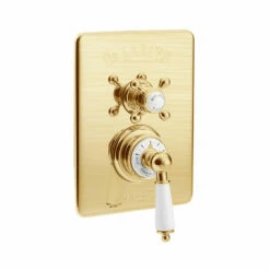 St James Brass Traditional Concealed Shower Valve - 1 Outlet