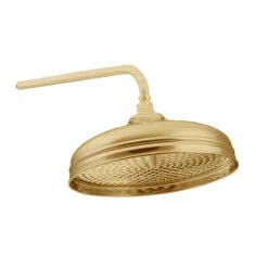 St James - 'Kit 6' Brass Concealed Shower | Shop Now -Old Fashioned Bathrooms Sales St James Brass Skirted Shower Head 2