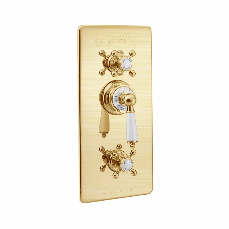 St James - 'Kit 6' Antique Gold Concealed Shower | Shop Here 4 St James - 'Kit 6' Antique Gold Concealed Shower | Shop Here - Image 4