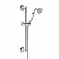 St James - 'Kit 6' Chrome Concealed Shower | Shop Here 8 St James - 'Kit 6' Chrome Concealed Shower | Shop Here -Old Fashioned Bathrooms Sales St James Chrome Hand Shower on Slider Rail 1