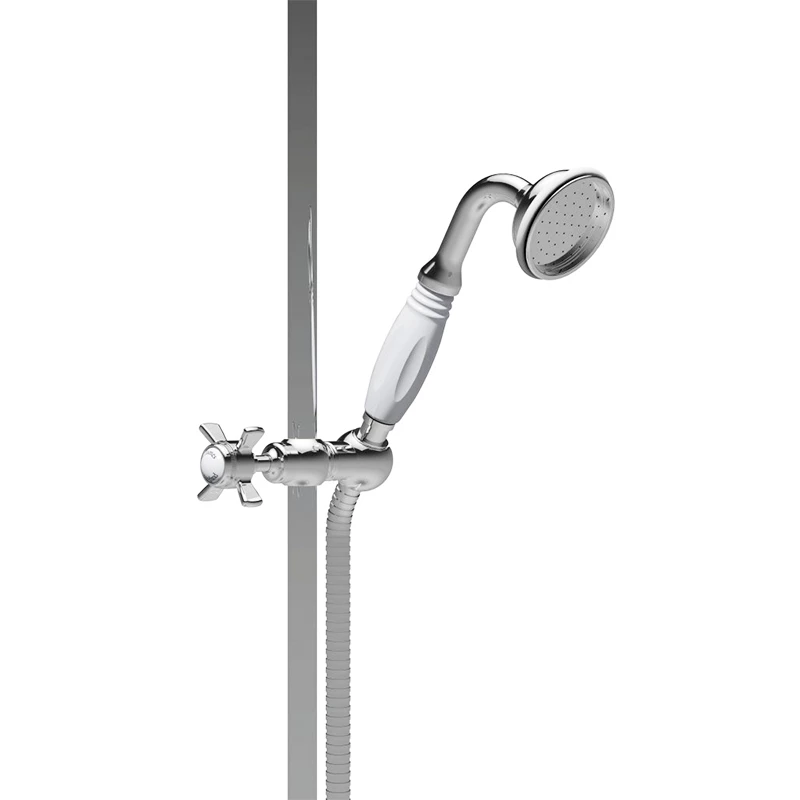 St James Chrome Hand Shower With Slider & Hose | Suffolk 2 St James Chrome Hand Shower With Slider & Hose | Suffolk - Image 2