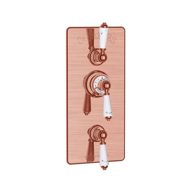 St James Copper Traditional Concealed Valve – 3 Outlets | Suffolk 1 St James Copper Traditional Concealed Valve – 3 Outlets | Suffolk