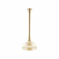 St James Antique Gold Vertical Drop Shower Arm | OFB | Suffolk