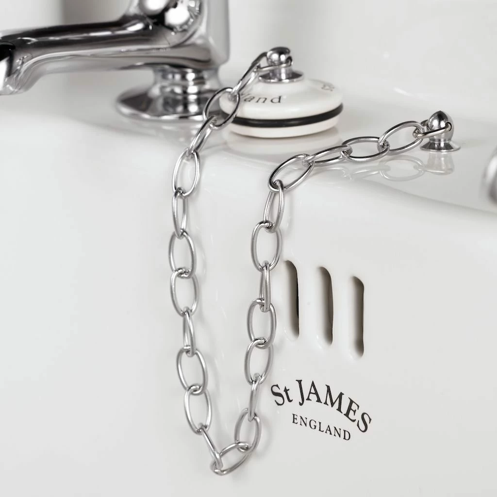 St James Hampton Large Basin And Pedestal | Old Fashioned Bathrooms 3 St James Hampton Large Basin And Pedestal | Old Fashioned Bathrooms - Image 3