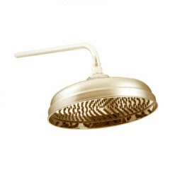 St James - 'Kit 2' Antique Gold Exposed Shower | Shop Here -Old Fashioned Bathrooms Sales St James easy clean shower head Antique gold 4