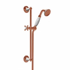 St James - 'Kit 6' Copper Concealed Shower | Shop Here 10 St James - 'Kit 6' Copper Concealed Shower | Shop Here -Old Fashioned Bathrooms Sales St james copper hand shower on slider rail