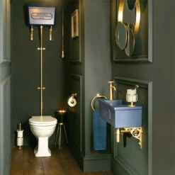 Thomas Crapper Bentham Cloakroom Basin - 3 Finishes Available | Old Fashioned Bathrooms -Old Fashioned Bathrooms Sales Thomas Crapper Bentham Basin Roomset