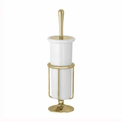 Thomas Crapper Elegant Free Standing Toilet Brush | Old Fashioned Bathrooms -Old Fashioned Bathrooms Sales Thomas Crapper Elegant Free Standing Toilet Brush Brass