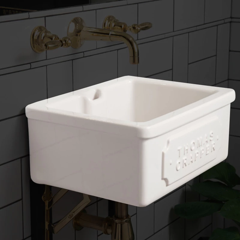 Thomas Crapper Downham Cloakroom Basin - 4 Finishes Available | Old Fashioned Bathrooms 1 Thomas Crapper Downham Cloakroom Basin - 4 Finishes Available | Old Fashioned Bathrooms