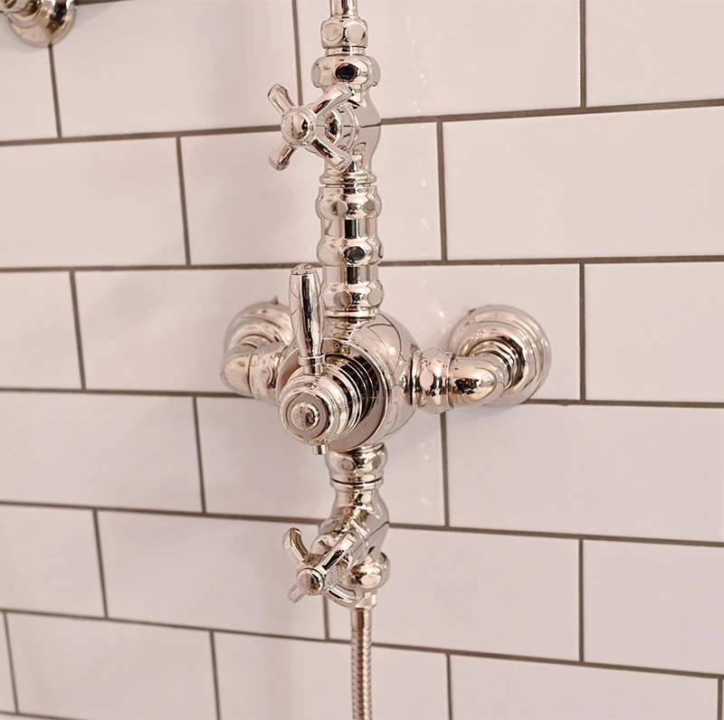 Thomas Crapper 1920 Exposed Thermostatic Shower Valve | Old Fashioned Bathrooms 2 Thomas Crapper 1920 Exposed Thermostatic Shower Valve | Old Fashioned Bathrooms - Image 2