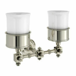 Thomas Crapper Marlborough Twin Tumbler Holder | Old Fashioned Bathrooms -Old Fashioned Bathrooms Sales Twin Tumbler Holder Tumbler