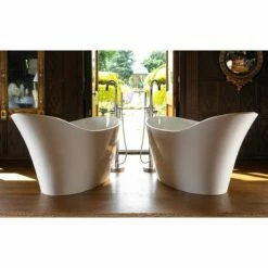 Victoria + Albert Amalfi Bath - Slipper 1632mm | OFB -Old Fashioned Bathrooms Sales Victoria Albert Amalfi Freestanding Modern Roll Top Bath Image7