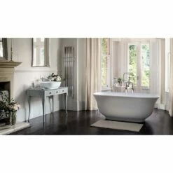 Victoria + Albert Amiata 1500 Bath - Double Ended 1519mm | OFB -Old Fashioned Bathrooms Sales Victoria Albert Amiata Freestanding Modern Roll Top Bath Image6
