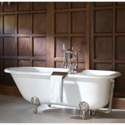 Victoria + Albert Hampshire Large Stone Bath 8 Victoria + Albert Hampshire Large Stone Bath -Old Fashioned Bathrooms Sales Victoria Albert Hampshire Freestanding Traditional Roll Top Bath Image1