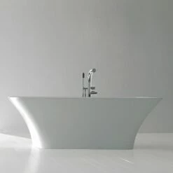 Victoria + Albert Ravello Bath - Doubled Ended 1743mm | Old Fashioned Bathrooms -Old Fashioned Bathrooms Sales Victoria Albert Ravello Freestanding Modern Roll Top Bath Image2