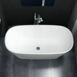 Victoria + Albert Vetralla 1500 Bath - Double Ended 1493mm | Old Fashioned Bathrooms -Old Fashioned Bathrooms Sales Victoria Albert Vetralla Freestanding Modern Roll Top Bath Image2