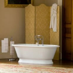 Victoria + Albert York Bath - Double Ended 1741mm | Old Fashioned Bathrooms -Old Fashioned Bathrooms Sales Victoria Albert York Freestanding Traditional Roll Top Bath Image2