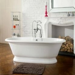 Victoria + Albert York Bath - Double Ended 1741mm | Old Fashioned Bathrooms -Old Fashioned Bathrooms Sales Victoria Albert York Freestanding Traditional Roll Top Bath Image3