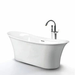 Ashley Acrylic Double Ended Bath - 1670mm | Old Fashioned Bathrooms